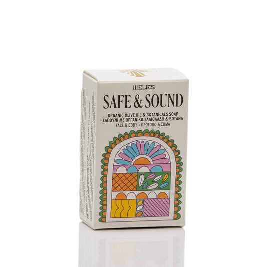 SAFE & SOUND - Organic olive oil & botanicals Greek soap