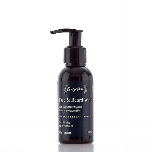 Face & Beard Wash Cedarwood  - Cleans & moisturizes 100ml
