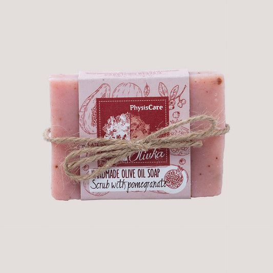 Soap Bar With Organic Olive Oil & Pomegranate Extract
