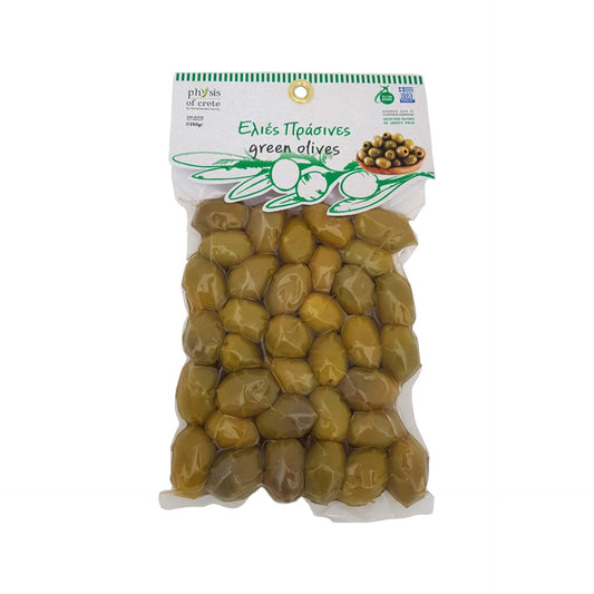 Green Olives in Vacuum pack