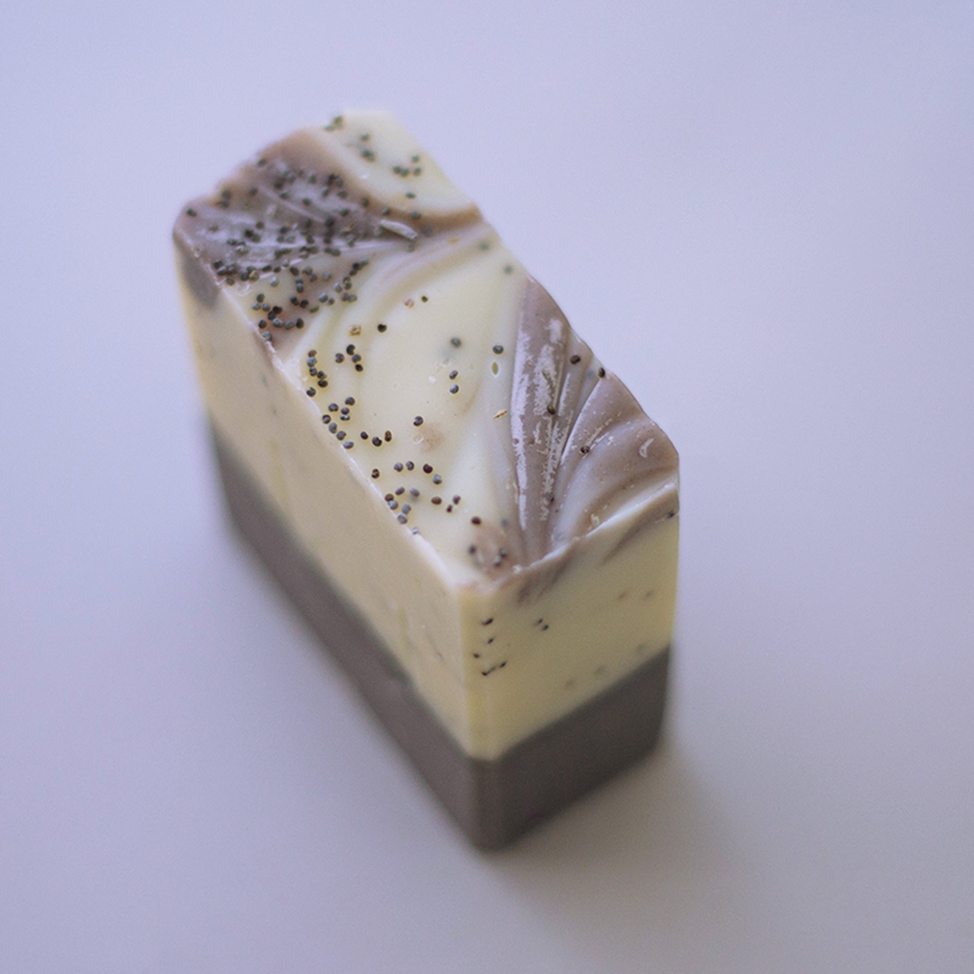 Greek Poppy Soap with poppy seeds, shea butter & cocoa butter for all skin types